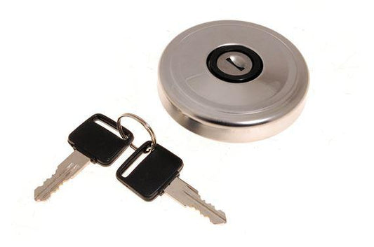 Stainless Steel Locking Fuel Cap with 2 keys for a large varity of Classic Cars, Part Number GSS154 - BMC Parts