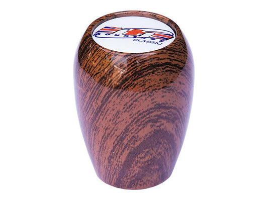 Wood Effect Gear Knob with Mountney Classic Badge - BMC Parts